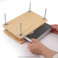 木製製本機耐久性のある製本ツール家庭用デスクトップ DIY 製本