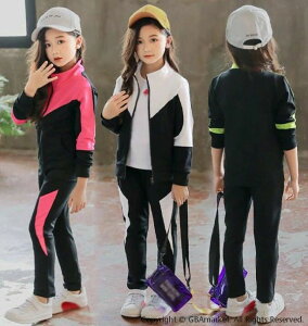 学生 セットアップ 子供服 2点セット スポーツウェア 長袖 トップス アウター+ ロングパンツ男の子女の子 パーカー・スウェット +運動ズボン子供服 男の子 女の子 上下セットアップ ジャー