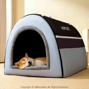 犬 ベッド ドーム ペットベッド ドーム型 ペットハウス 犬猫用 室内用 冬用 ふわふわ 洗える クッション付き 犬用ベッド 犬小屋