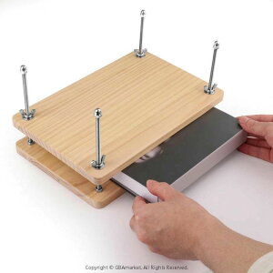 木製製本機耐久性のある製本ツール家庭用デスクトップ DIY 製本