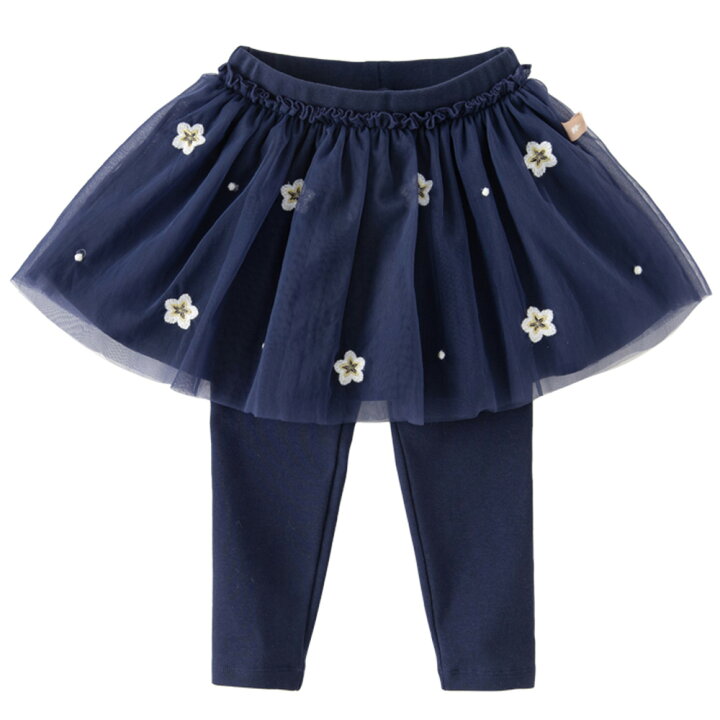 楽天市場】キッズ 女の子 レギンス 子供服 スカッツ スカート チュール 