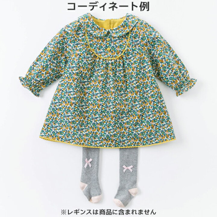 楽天市場】花柄 ワンピース キッズ 女の子 長袖 Aライン 子供服 70 80 