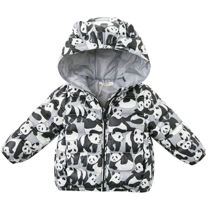 楽天市場】アウター 男の子 ダウン ジャケット 子供服 フード パンダ  