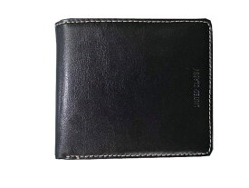 [ユナイテッドクラッシー] 本牛革 財布 ツートンシリーズ メンズ ヴィンテージ加工 3.二つ折り-188 黒