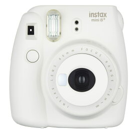 FUJIFILM インスタントカメラ チェキ instax mini8プラス 接写レンズ・純正ハンドストラップ付き (バニラ) (旧商品 本体)