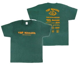 MAN WITH A MISSION（マンウィズアミッション）公式グッズ お一人フェス Tシャツ【アイビーグリーン】XL