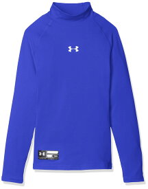 [UNDER ARMOUR(アンダーアーマー)]Tシャツ(ロングスリーブ) UA コールドギア アーマー コンプレッション ロングスリーブ モック ユース(ベースボール/ベースレイヤー/BOYS) ボーイズ RYL 日本 YXL (日本サイズ160 相当