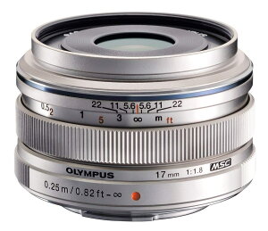 OLYMPUS �P�œ_�����Y M.ZUIKO DIGITAL 17mm F1.8 �V���o�[