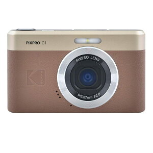 KODAK Pixpro C1 ? ���R���p�N�g�f�W�^���J����| 13MP BSI CMOS�A4�{�Y�[���A2.8�C���`LCD�X�N���[���ALED�t���b�V�� ? Marron