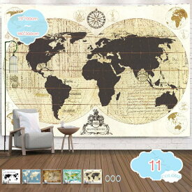 クーポン アンティーク 世界地図 タペストリー ワールドマップ レトロ風 シンプル ナチュラル 背景 壁飾り オシャレ 大人 可愛い スタジオ風背景 撮影 成長記念用 お誕生日用タペストリー 本棚の目隠し 装飾 飾り 飾り付け shopcp