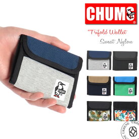 【クーポンで激短10%OFF】チャムス 財布 Chums トリフォルドウォレット スウェットナイロン 二つ折り財布 (ch60-3612) Trifold Wallet Sweat Nylon サイフ コーデュラナイロン コインケース 札入れ カード入れ 小銭入れ 楽天 メンズ レディース アーベン 2024年