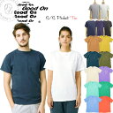 【クーポンで激短10%OFF】Tシャツ グッドオン ピグメントダイ ショートスリーブポケットTシャツ GOOD ON メンズ レディース ユニセックス 半袖 ( GOST903P ) 定番 後染め ルームウェア ワンマイルウェア ブラック アメカジ おしゃれ アーベン 定番 送料込み 楽天