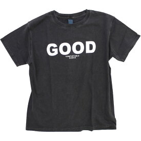 【クーポン2点で5％OFF】GOOD ON グッドオン 半袖 "GOOD ON"ロゴショートスリーブTシャツ (olss541p) ピグメントダイ メンズ レディース コットン 後染め M L XL ブラック カットソー 楽天 アメカジ おしゃれ アーベン 普段使い 実用的 2024年