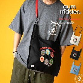 ショルダーバッグ ジムマスター Gym Master 2WAY刺繍キャンバスショルダー STUCK ON YOU ( G421794 ) 覆面レスラー カバン ミニショルダー 斜め掛け 肩掛け かわいい 男女兼用 ギフト レディース メンズ gymmaster アーベン おしゃれ 普段使い 送料込み 春夏スタイル 楽天