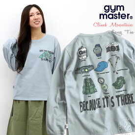 プリントTシャツ ジムマスター Gym Master 5.8oz T/Cドライ CLIMB MOUNTAIN 登山 ロンTee ロングスリーブカットソー 長袖 ( G433781 ) クルーネック ロンTee カットソー かわいい 男女兼用 レディース メンズ gymmaster アーベン 送料込み 2025年 春夏スタイル 楽天