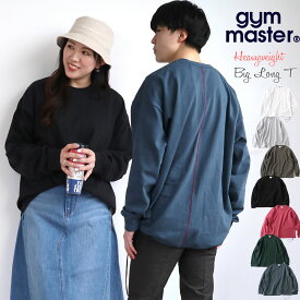 【クーポンで激短10%OFF】ロングTシャツ ジムマスター Gym Master プレミアム ヘビーウェイト ビッグロンT ( g718600 ) 長袖 カットソー 10.4oz アウトドア レディース メンズ gymmaster ビックシルエット クルーネック スピンドル アーベン 送料込み 2024年 春夏スタイル