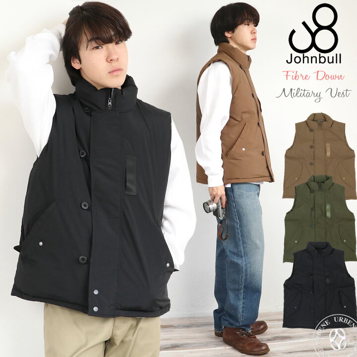 johnbull ダウンベストレトロデザイン