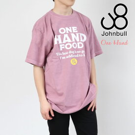 【20%OFFセール】プリントTシャツ ジョンブル メンズ 半袖 ショートスリーブT ONEHAND ワンハンド クルーネック Johnbull ( JM231C14 ) GOOD ROCK SPEED グッドロックスピード レディース フロントプリント ピグメントダイ加工 John bull おしゃれ アーベン