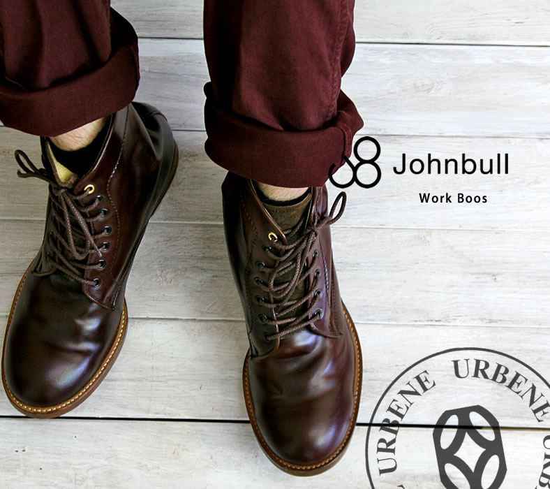 完全受注生産 ご予約 送料無料 ジョンブル メンズ Johnbull ワークブーツ レザーシューズ(JG057)ブーツ スニーカー シューズ 靴  コードバン メンズ カジュアル MENS John bull 楽天 おしゃれ アーベン 普段使い 実用的 2023年 | アーベン-