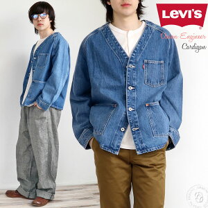 LEVIS Levi's ���[�o�C�X ���j�I�� �G���W�j�A �J�[�f�B�K�� ( levis-A71390000 ) �f�j�� �W���P�b�g G�W���� �����Y ���f�B�[�X �傫�� �I�[�o�[�T�C�Y �r�b�O�V���G�b�g ������� �F���� ���H �o�N��
