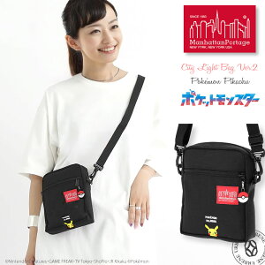 �y���ʌ��胂�f���z���b�Z���W���[�o�b�O �}���n�b�^���|�[�e�[�W �|�P���� �s�J�`���E �R���N�V���� �V�e�B���C�g�o�b�O �V�����_�[�o�b�O Manhattan Portage Pokemon ( MP1403PL2BPPIKACHU ) �΂߂��� 