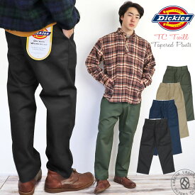 Dickies ディッキーズ ルーズテーパードパンツ ( wd5842 ) カラーパンツ イージーパンツ ワークパンツ クロップドパンツ チノパン メンズ レディース アメカジ ストリート アウトドア カジュアル 作業着 作業服 バイク ウエストゴム 楽天 おしゃれ アーベン 普段使い 実用的