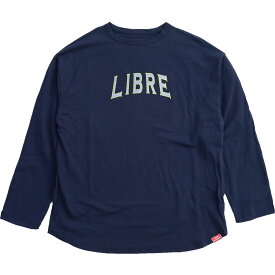 【30%OFFセール】プリントTシャツ ナル NARU アメリカンドライ天竺 長袖 LIBRE WORKS リーブルワークス (643110-1 643110-2) カットソー トップス レディース メンズ リラクシング 南出メリヤス 楽天 アーベン 普段使い 実用的