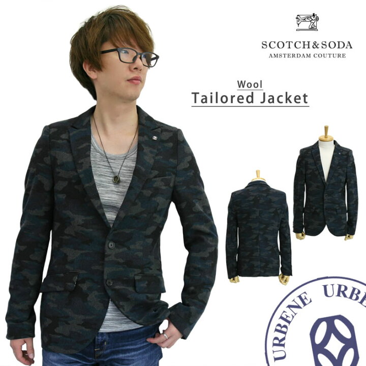 楽天市場】スコッチ＆ソーダ ジャケット Scotch&Soda ウール混 