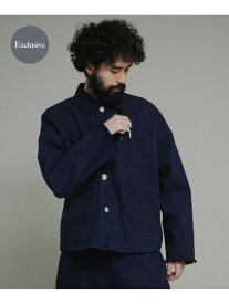 【SALE／40%OFF】『別注』LOWERCASE*URBS FACEカバーオール URBAN RESEARCH BUYERS SELECT ユーアールビーエス ジャケット・アウター デニムジャケット ネイビー【RBA_E】【送料無料】[Rakuten Fashion]