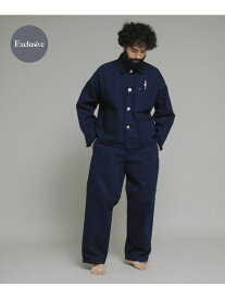 【SALE／40%OFF】『別注』LOWERCASE*URBS FACEオーバーパンツ URBAN RESEARCH BUYERS SELECT ユーアールビーエス パンツ その他のパンツ ネイビー【RBA_E】【送料無料】[Rakuten Fashion]