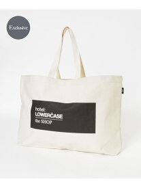 【SALE／30%OFF】『別注』LOWERCASE*URBS キャンバストートXL URBAN RESEARCH BUYERS SELECT ユーアールビーエス バッグ トートバッグ ホワイト【RBA_E】【送料無料】[Rakuten Fashion]