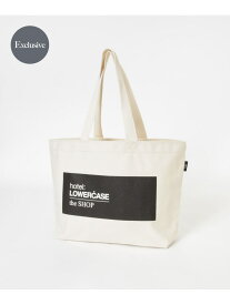 【SALE／30%OFF】『別注』LOWERCASE*URBS キャンバストートL URBAN RESEARCH BUYERS SELECT ユーアールビーエス バッグ トートバッグ ホワイト【RBA_E】【送料無料】[Rakuten Fashion]