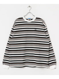 CITY COUNTRY CITY EMB LOGO MULTIBORDER L/ST URBAN RESEARCH BUYERS SELECT ユーアールビーエス トップス カットソー・Tシャツ ホワイト【送料無料】[Rakuten Fashion]