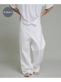 【SALE／40%OFF】『別注』LOWERCASE*URBS FACEオーバーパンツ URBAN RESEARCH BUYERS SELECT ユーアールビーエス パンツ その他のパンツ ホワイト【RBA_E】【送料無料】[Rakuten Fashion]