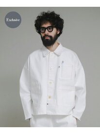 【SALE／40%OFF】『別注』LOWERCASE*URBS FACEカバーオール URBAN RESEARCH BUYERS SELECT ユーアールビーエス ジャケット・アウター デニムジャケット ホワイト【RBA_E】【送料無料】[Rakuten Fashion]