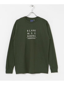 【SALE／40%OFF】BLANKMAG 3D BOOK SALON L/S Tee URBAN RESEARCH BUYERS SELECT ユーアールビーエス トップス カットソー・Tシャツ グリーン【RBA_E】【送料無料】[Rakuten Fashion]