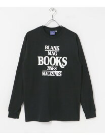 【SALE／40%OFF】BLANKMAG ZINES MAGAZINES L/S Tee URBAN RESEARCH BUYERS SELECT ユーアールビーエス トップス カットソー・Tシャツ ブラック ホワイト【RBA_E】【送料無料】[Rakuten Fashion]