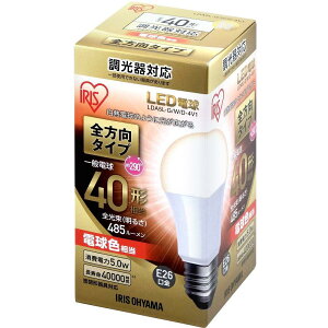 ACXI[}(IRIS OHYAMA) LEDd a26mm 40W` dF S^Cv Ή LDA5L-G/W/D-4V1