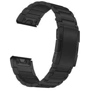 `^xgɓKK[~ Enduro/Fenix 7X / Fenix 6X / Fenix 5Xp, Quickfit 26mm gvV[gxgobN ohɑΉGarmin Tactix 7 Pro/Tactix Delta/Fenix 3p  t (ubN)