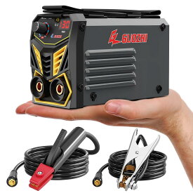 GZ GUOZHI 溶接機 100v アーク溶接 130A インバーター直流半自動 ミニポータブル溶接機 ホットスタート 初心者向け 小型 軽量 家庭用 日本語取扱説明書付き MINI ARC-130