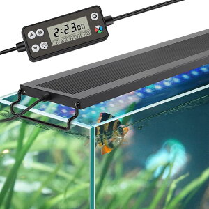 hygger Cg LEDAN AECg 60-75CMΉ VJDIY[h WRGB𒲐\ LCDfBXvC 8F///////LED ƌ[h ^C}[Rɐݒ 10iK邳