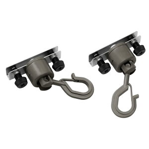 タカショー 日よけ金具 シェード取付 フック 自在型 2個組 ブロンズ オーニング シェード サンシェード 目隠し 樹脂 ステンレス CLF-02