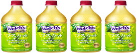 ア サ ヒ 飲 料 Welch’s マスカットブレンド100 800g×4本 ウェルチ 果汁
