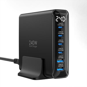 TOPADRE 240w [d PD3.1Ή 6|[g}[dyC1 P|[g140W MAX/fBXvC /1.5mP[utzUSB RZg GaNFast Ή PCɋ}[dΉ MacBook Pro14h/16h Ή Macbook M4/iPad Pro/I P h o n