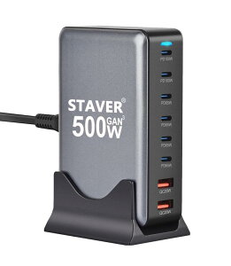 500W [d y GaNFast 8|[g 2*P100W 1.5mdP[uz PD3.0ΉyPSEZpKz 2*100W펞Ή 8|[g2*100W4*65W2*QC20W 6 USB-C2 USB-A cȃXy[X _u KEm[gPC