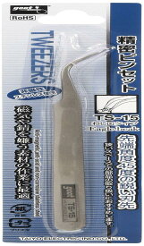 太洋電機産業(goot) 精密ピンセット わし口タイプ TS-15