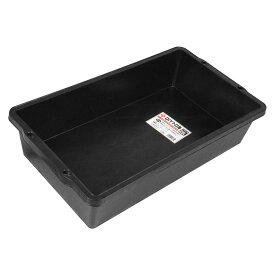 赤長 DIYトロ舟 ブラック 25L 約570×310×135mm