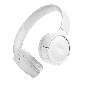 JBL TUNE 520BT Bluetoothヘッドホン 密閉型/最大約57時間連続再生/オンイヤー/USBタイプC充電/マルチポイント/JBLアプリ対応 ホワイト JBLT520BTWHT