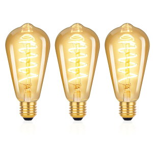 aurogeek LED�d�� E26���� �G�W�\���d�� ST64 �����t �B �� �� �� �g 4W 300LM 2700K 30W�`���� �d�� �I�V���� ���͋C �������Ή� ���g�� �L�z�� �y ���_ ���g�p 3����