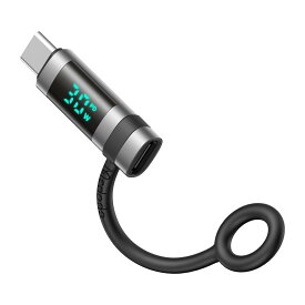 Mcdodo ライトニング to USB-C 変換アダプタ 60W PD急速充電 出力ス ク リ ー ン表示 スマートチップ搭載 USB-Cコネクタ iOSからタイプC変換コネクタ シリコンバンド設計 light-ningからType-C変換アダプタ MacBook iPad I P h o n e 16/15 Xperia Galaxy Android その他